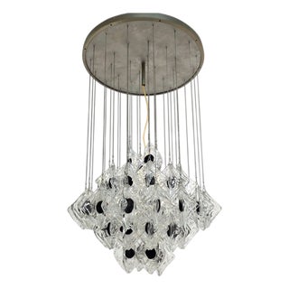 Murano Glass Chandelier from Mazzega, Italy, 1960s For Sale