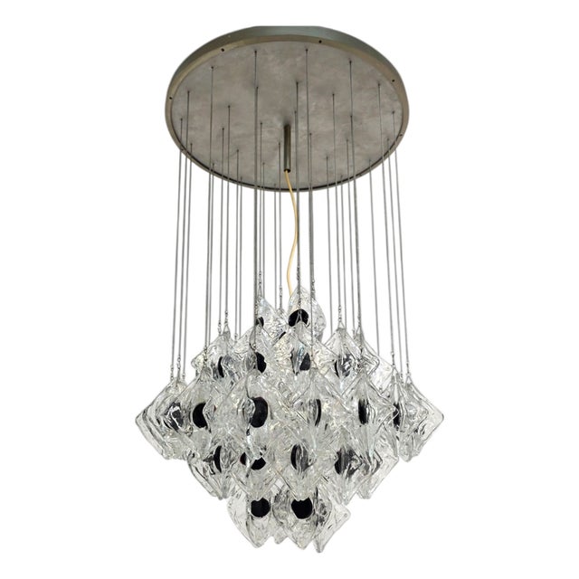 Murano Glass Chandelier from Mazzega, Italy, 1960s For Sale
