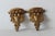 Gold 1960s Italian Baroque Gilded Brackets Accent Wall Console Shelves Mid Century-A Pair For Sale - Image 8 of 10