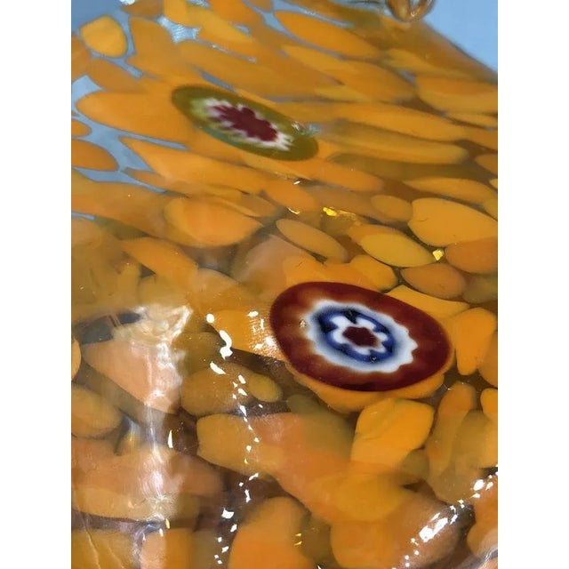 Orange Murano Glass Vase Handbag from Millefiori, 1960s For Sale - Image 6 of 13