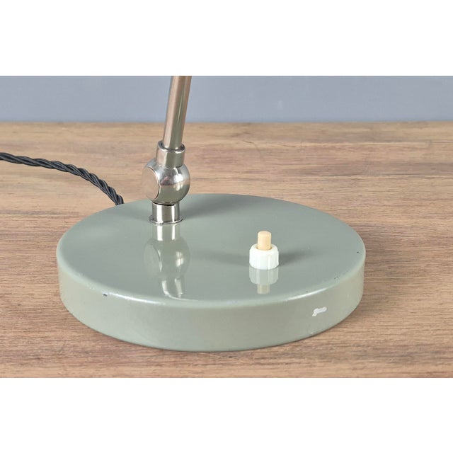 Swiss Bauhaus Modernist Table or Wall Lamp by Christian Dell for Le Phare Lausanne, 1930s For Sale - Image 6 of 18