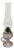 Antique Egg Pattern Pressed Glass Electrified Oil Lamp For Sale