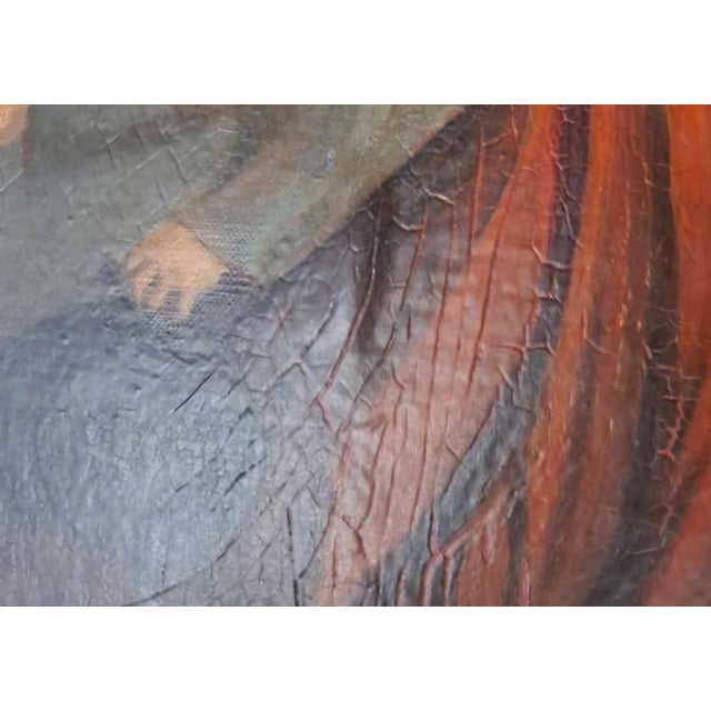 Flemish School Artist, Pilgrim or Beggar with Red Cloak, 17th Century, Oil on Board, Framed For Sale - Image 4 of 8