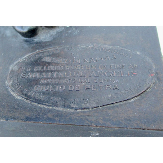 Sabatino de Angelis Italian Foundry. A fine copy of the original excavated at Pompeii. True to the original, found in the...