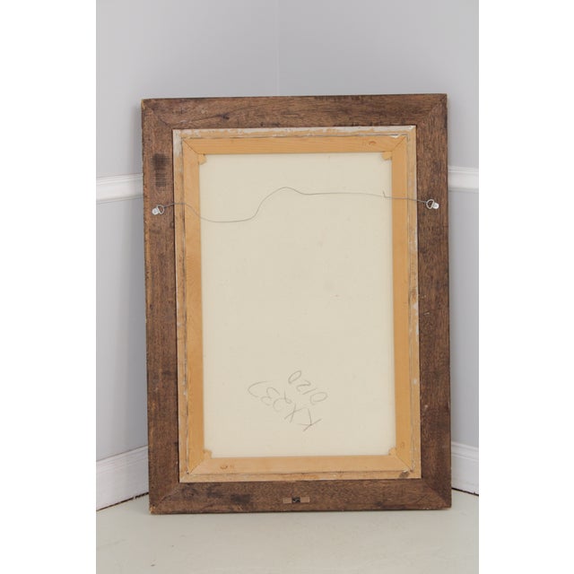 Stunning Artist Signed Still Life Oil Painting on Canvas For Sale - Image 17 of 17