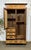 20th Century Art Nouveau Wardrobe in Pitch Pine and Speckled Maple Burl For Sale - Image 12 of 18