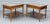 Pair of Lane Perception Weave Design and Travertine Side Table Nightstands For Sale - Image 11 of 13