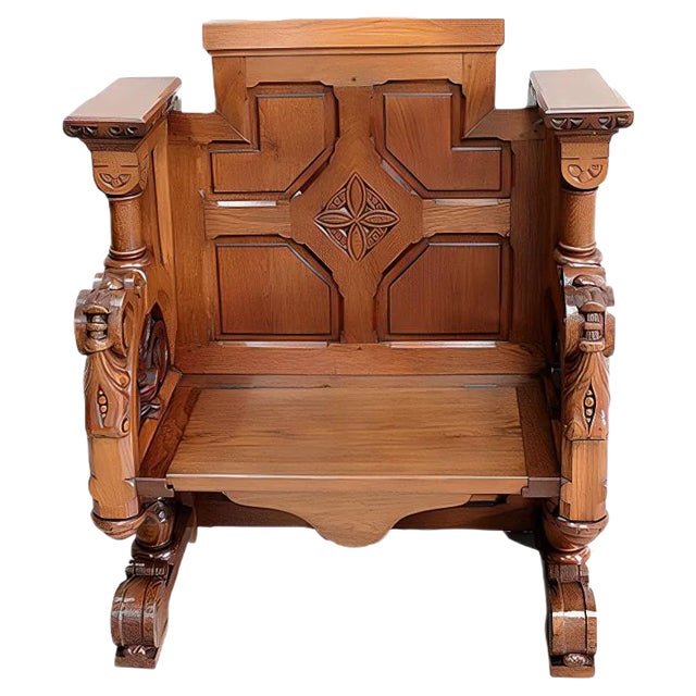 Solid Oak Church Stall For Sale