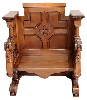 Solid Oak Church Stall