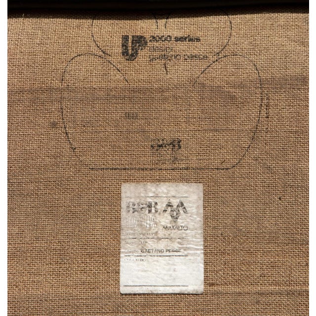 Red Set of Up DU5 and DU6 Armchair and Ottoman by Gaetano Pesce for B&B, 1970s For Sale - Image 8 of 9