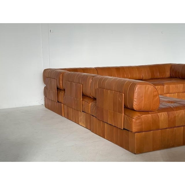 DS-88 Modular Sofa in Patchwork Leather from de Sede, Set of 5 For Sale - Image 15 of 16