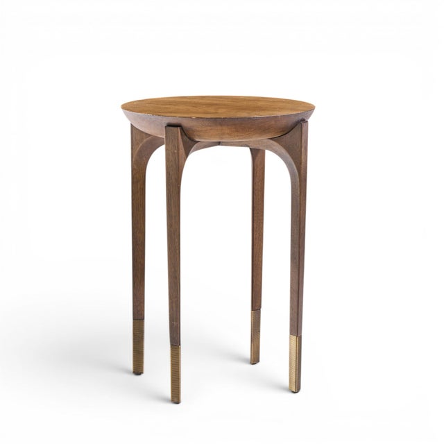 Kara Mann for Baker Milling Road Cradle End Tables - Pair For Sale In Chicago - Image 6 of 12