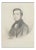 Portrait - Original Pencil Drawing - Late 19th Century Late 19th Century For Sale