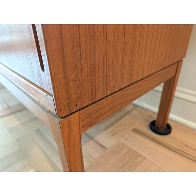 Gorgeous Mid-Century Danish Teak Credenza Attributed to Aksel Kjersgaard For Sale - Image 11 of 18