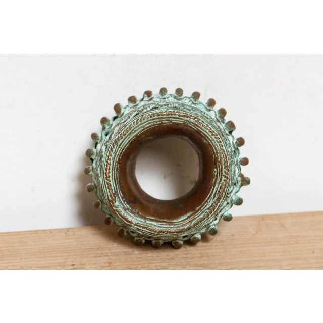 19th Century 20th Century Bamum Copper Verdigris Bangle For Sale - Image 5 of 6