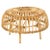 Wood Mid-Century Rattan Stool, 1960s For Sale - Image 7 of 7