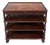 Regency Style Four Tier Mahogany Side Table For Sale