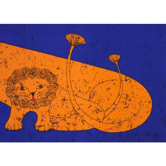Mid-Century Modern Mid-Century German Pop Art Screen Printed Wall Hanging by Traute Sänger, 1970s For Sale - Image 3 of 4