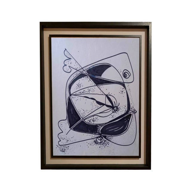 Ferdinando Meccani, Abstract Work on Paper, 1969, Paper For Sale - Image 4 of 4