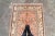 1920s Antique Khotan Rug Medallion Geometric Botanical Peach Brown Hand Knotted Wool Rug - 4’10” X 8’10” For Sale - Image 4 of 11