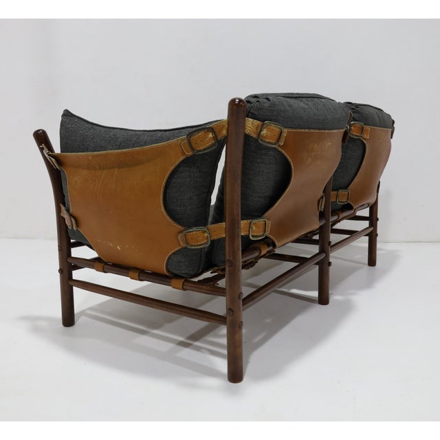 Arne Norell Midcentury Modern Settee Model ‘Ilona’ by Arne Norell, 1960s For Sale - Image 4 of 12