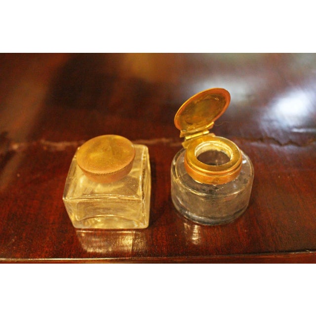 18th Century C. 1765 George III Period Gentleman's Library Writing Table Chest For Sale - Image 5 of 18