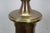 Metal 2 Vintage Brass Hollywood Regency Torchiere Column Table Lamps 20 For Sale - Image 7 of 14
