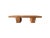 Contemporary Solid Teak Wood Sculptural Bench, Modern Organic For Sale - Image 3 of 8