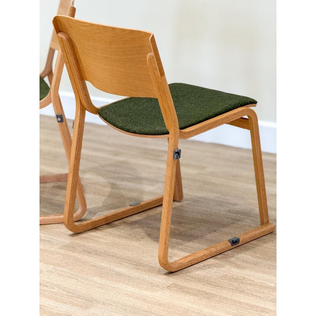 Theo Chairs in Light Oak from Chorus, 2010s, Set of 4 For Sale - Image 4 of 15