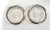 Vintage Silverplate & Glass Coasters – Park Sherman & Leonard of Italy (Set of 4) For Sale - Image 4 of 8