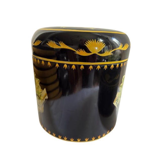 Early 21st Century Maitland-Smith Round Lidded Boxes - A Pair For Sale - Image 5 of 18