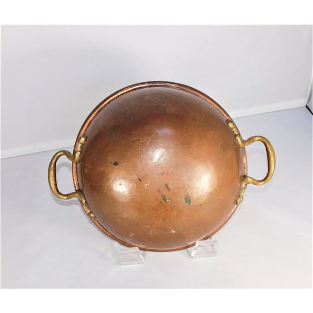 Antique French Copper Chocolate Tempering Pot/Double Boiler For Sale In San Francisco - Image 6 of 6