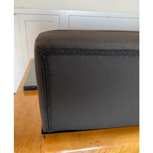 1930s Art Deco Burl Wood Case Loveseat Apartment Sofa For Sale - Image 9 of 13