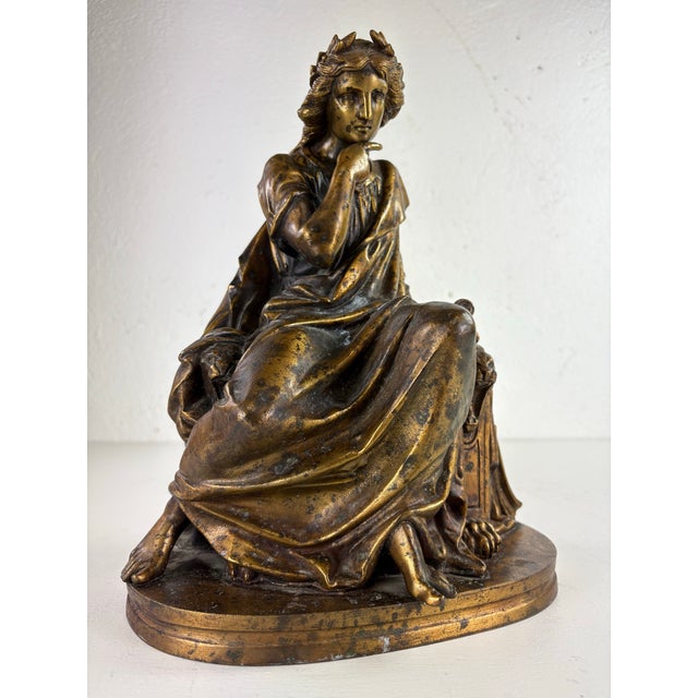 Late 19 Century Antique Grand Tour French Classical Bronze For Sale In Philadelphia - Image 6 of 12