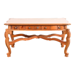 Romweber Spanish Baroque Carved Pine Writing Desk