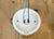 Vintage White Porcelain Wall Light, 1970s For Sale - Image 10 of 12
