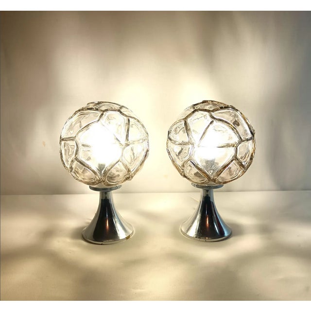 Vintage Accent Table Lamps, 1980s, Set of 2 For Sale - Image 10 of 12