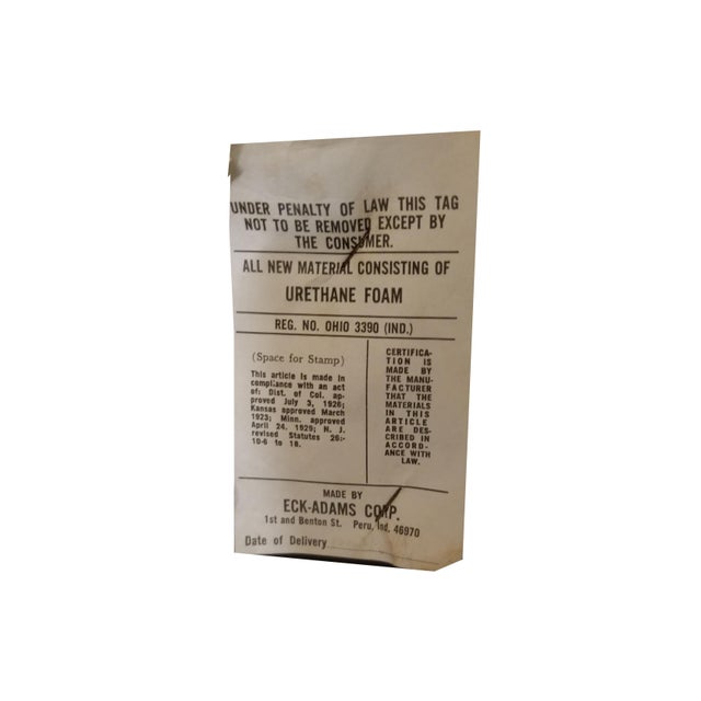 Vintage Mid Century Eck-Adams Walnut Armchairs - a Pair For Sale - Image 11 of 12