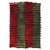 Vintage Turkish Tulu Rug, Long hair Angora wool, Green and Red For Sale - Image 13 of 13