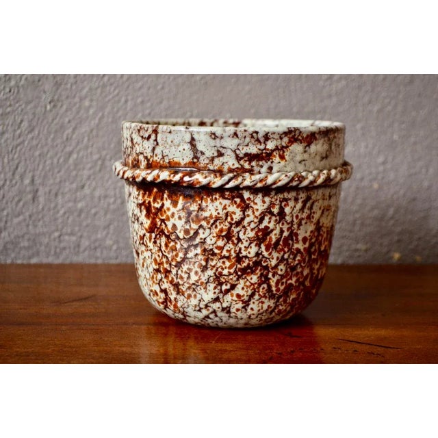 Bohemian Ceramic Cache Pot by the Potters of Accolay For Sale - Image 10 of 10