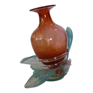 "Spiritual Tilted Urn" Art Glass by Celeste Bernadette North