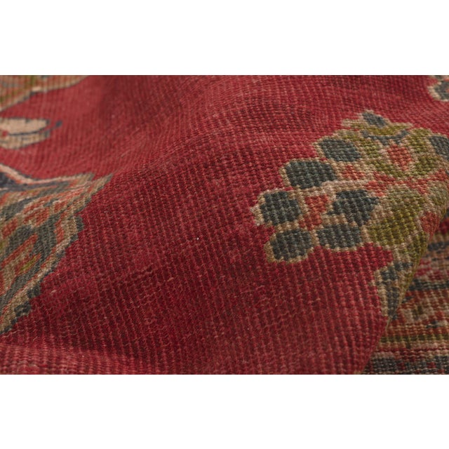Late 19th Century Persian Sultanabad Rug, 10'07 X 13'09 For Sale In Dallas - Image 6 of 10