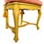 Early 20th Century Venetian Rococo / Louis Revival Style Yellow Wood Upholstered Accent Side Chairs - A Pair For Sale - Image 9 of 17
