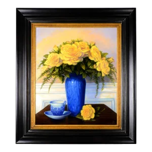 Dirk Foslien Tea for One No 2 Oil on Board Painting