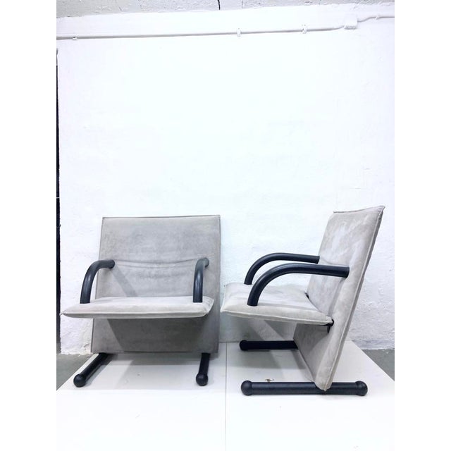 Set of Armchairs Model T-Line by Burkhard Vogtherr for Arflex, 1980s For Sale - Image 15 of 16