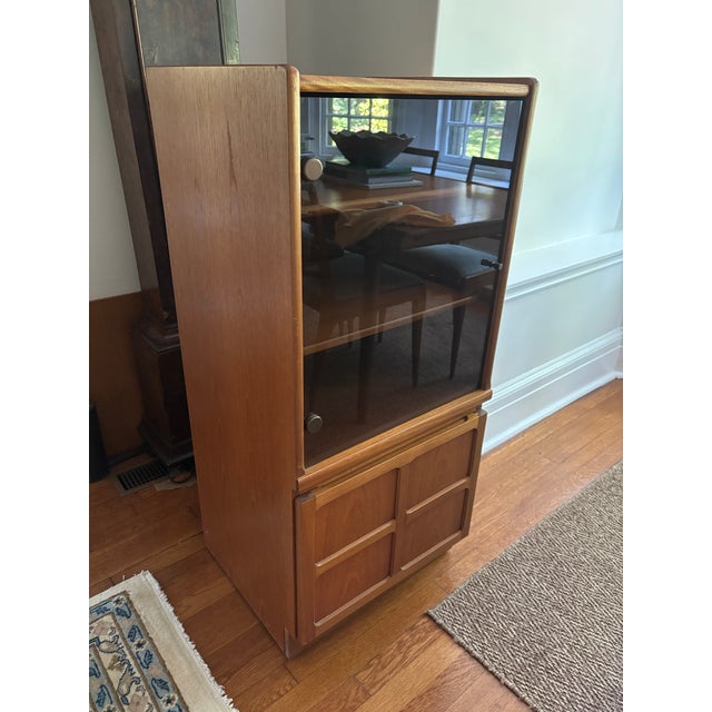 Wood Mid-Century Hifi Media Cabinet by Nathan For Sale - Image 7 of 9