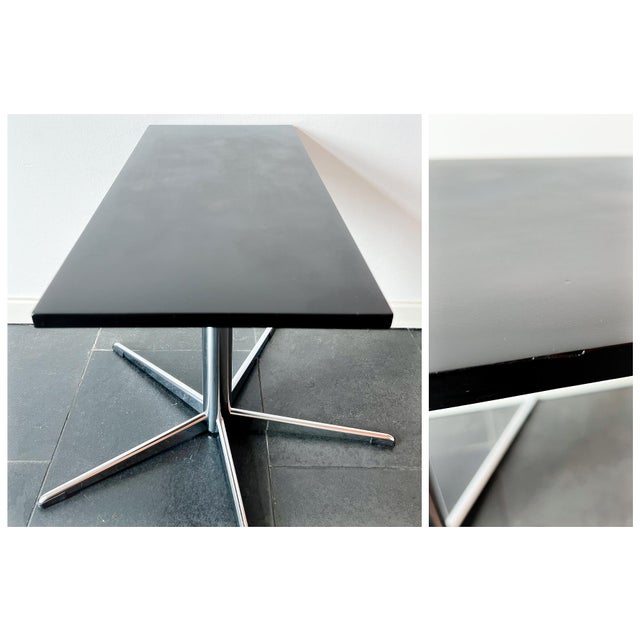 Vintage Side Table in Chrome Frame, Star Base and Rotatable Tabletop For Sale - Image 6 of 11