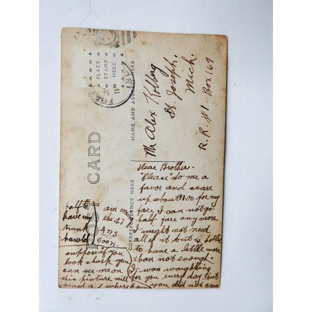 American Antique Farm Boys Human Pyramid Tower Photograph For Sale - Image 3 of 5