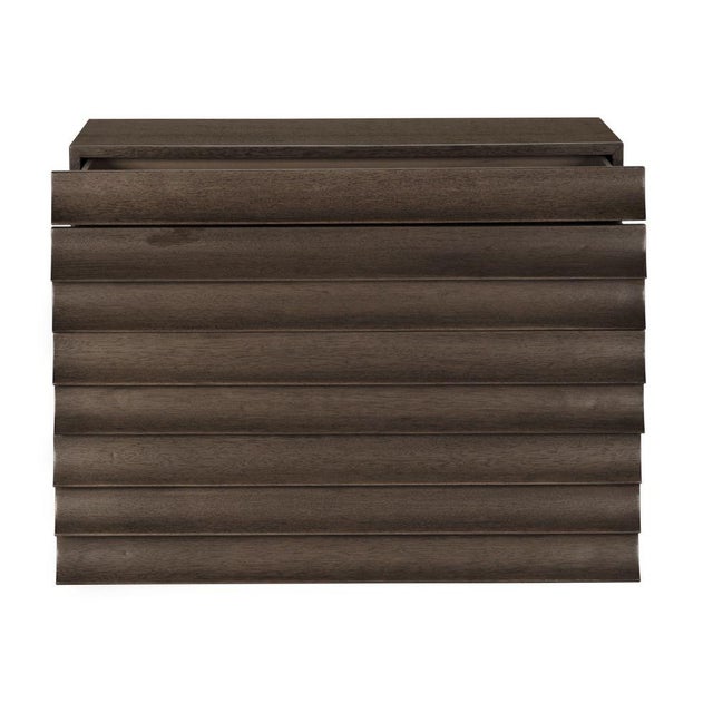 Wood NOIR Frederico Console, Greige Walnut For Sale - Image 7 of 10