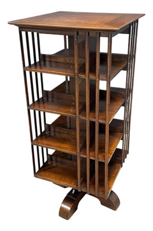 Antique Revolving Bookcase, 1890s